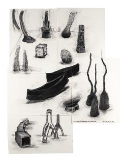 David Nash - Group Of Sculptures For An Exhibition