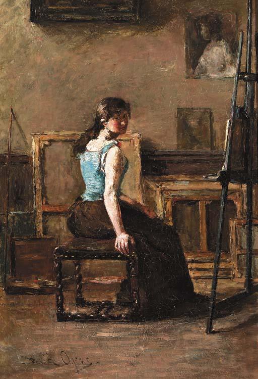 David Oyens - The artist\'s studio