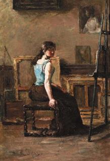 David Oyens - The artist\'s studio