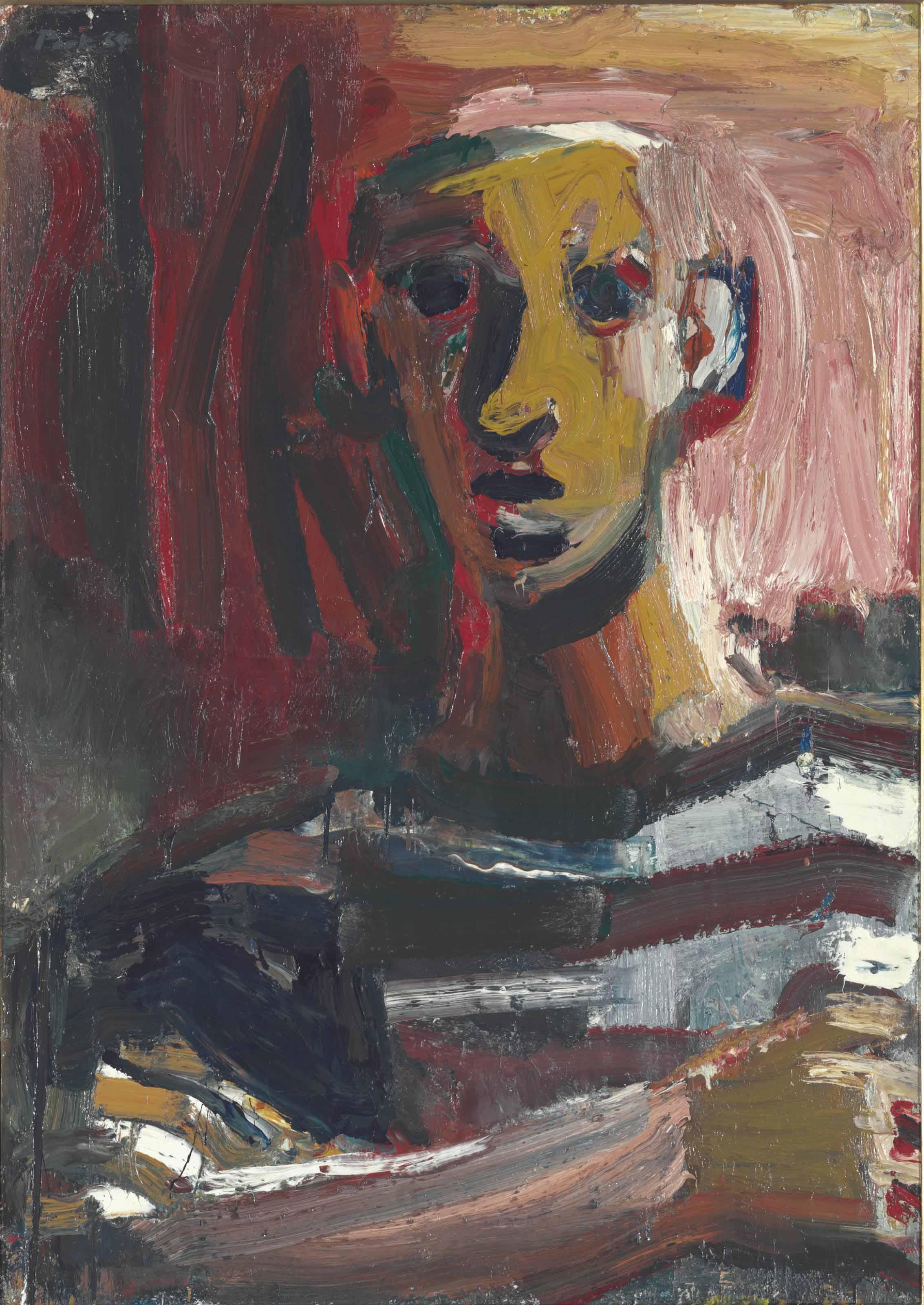 David Park - Boy In Striped Shirt