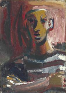 David Park - Boy In Striped Shirt