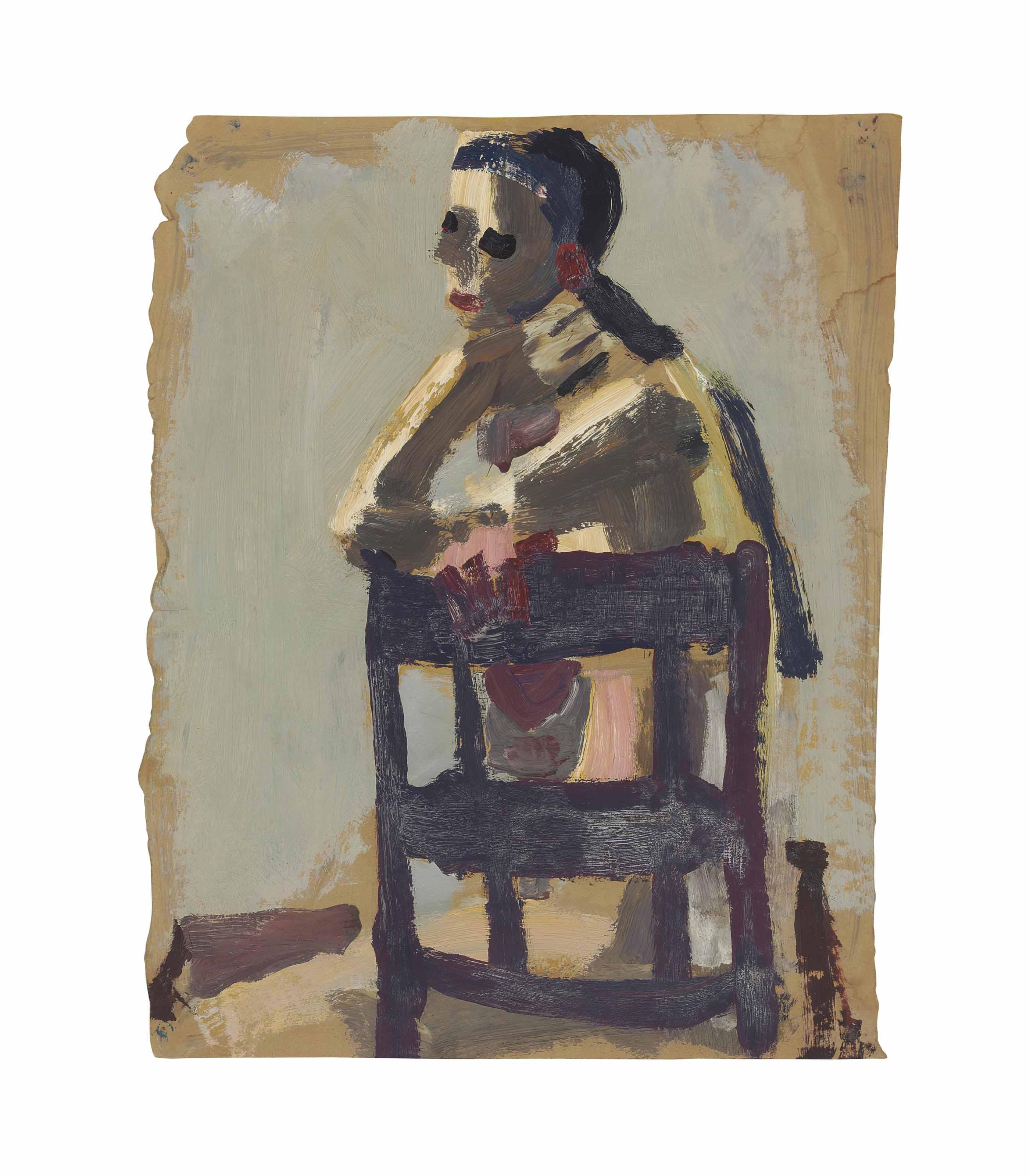 David Park - Girl with Long Braid