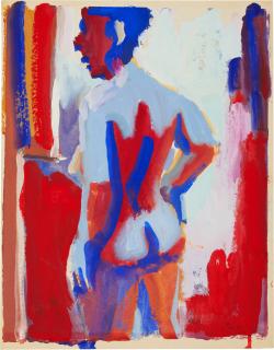 David Park - Red Figure