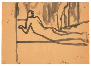 David Park - Untitled (Woman), circa 1955-59