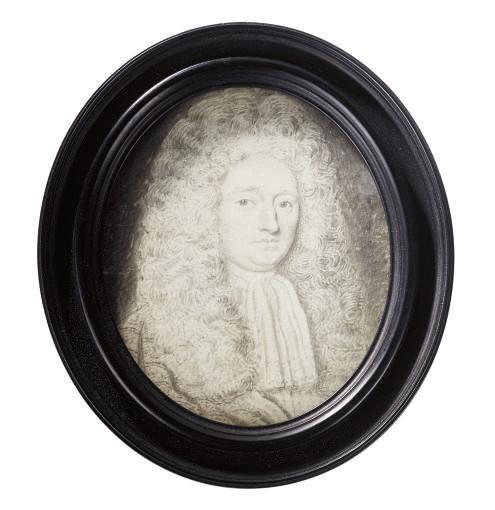 David Paton - Sir William Scott Bt.(1647-1725), son of Sir Francis Scott of Thirelstone and Lady Henrietta Scott, in lace cravat, curling wig