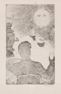 David Petrovich Sterenberg - Portrait of Majakowskij