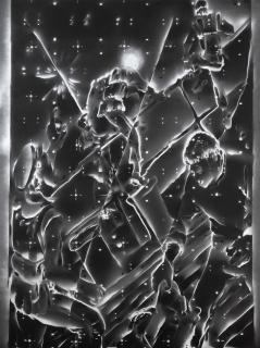 David Ratcliff - Sans titre. de la série Ghost Painting (Titanic)