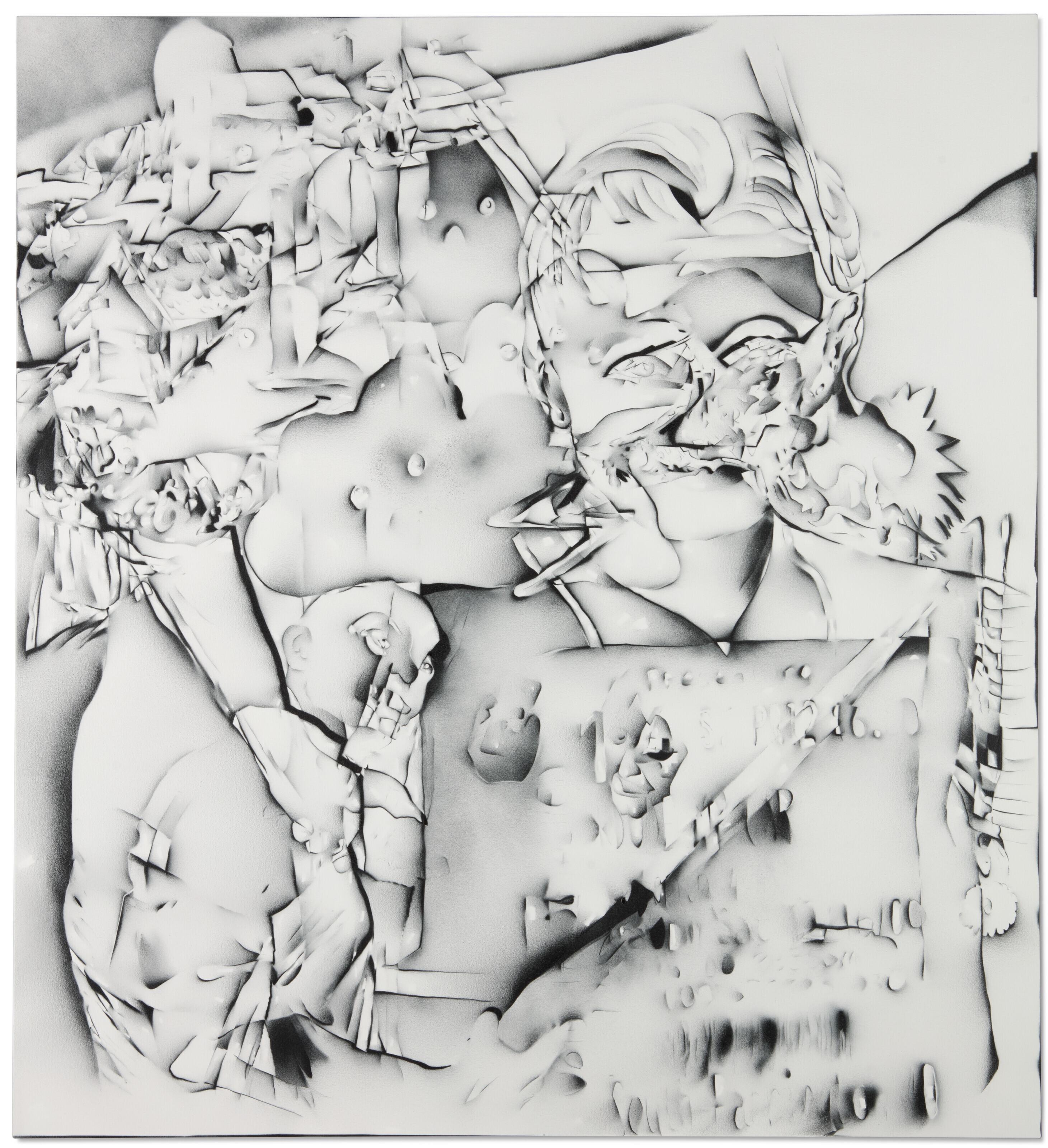 David Ratcliff - Untitled Ghost Painting (Void If Detached)