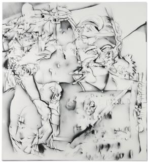 David Ratcliff - Untitled Ghost Painting (Void If Detached)