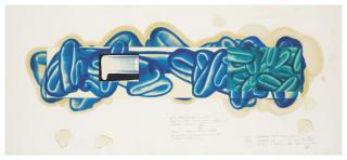 David Reed - Studio Study #46, 2011