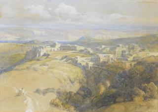 David Roberts, R.A. - Bethlehem, Looking Towards The Dead Sea
