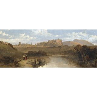 David Roberts R.A. - Distant View Of Edinburgh