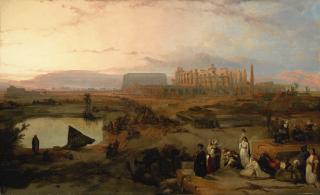 David Roberts, R.A. - Ruins Of The Great Temple At Karnak, Sunset