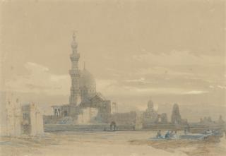 David Roberts, R.A. - The Tombs of the Caliphs, Cairo