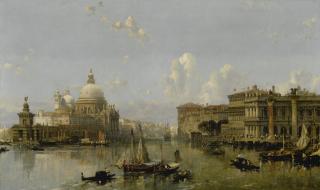 David Roberts, R.A. - Venice, Approach To The Grand Canal