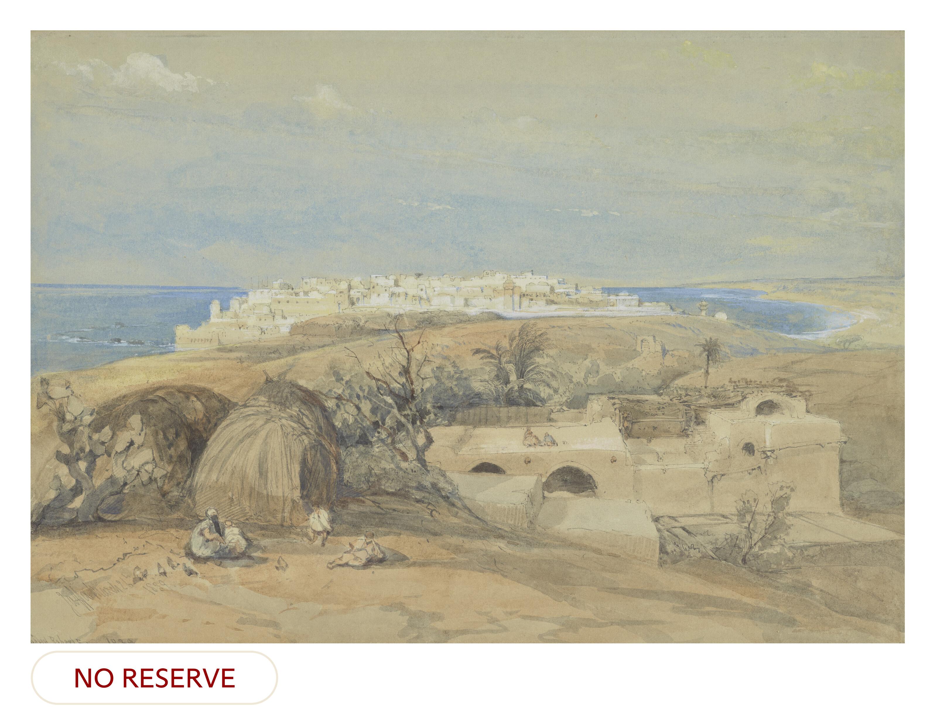 David Roberts, R.A. - View of Jaffa, looking north