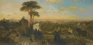 David Roberts, R.A. - View Of Rome From The Convent Of San Onofrio