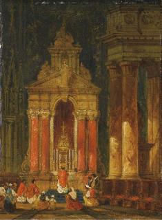 David Roberts - Intérieur D\'Un Église