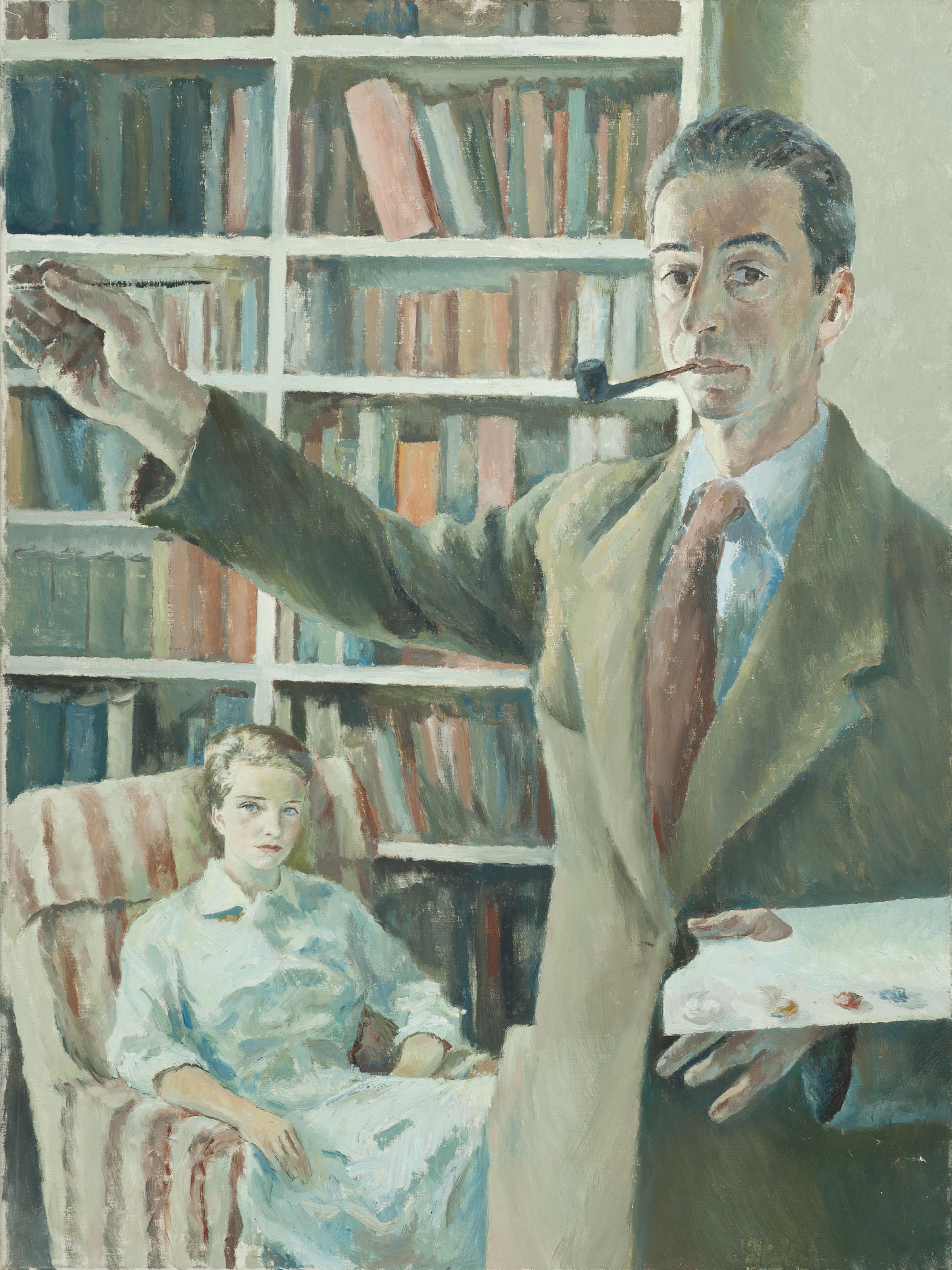 David Rolt - Self-portrait with the artist\'s wife