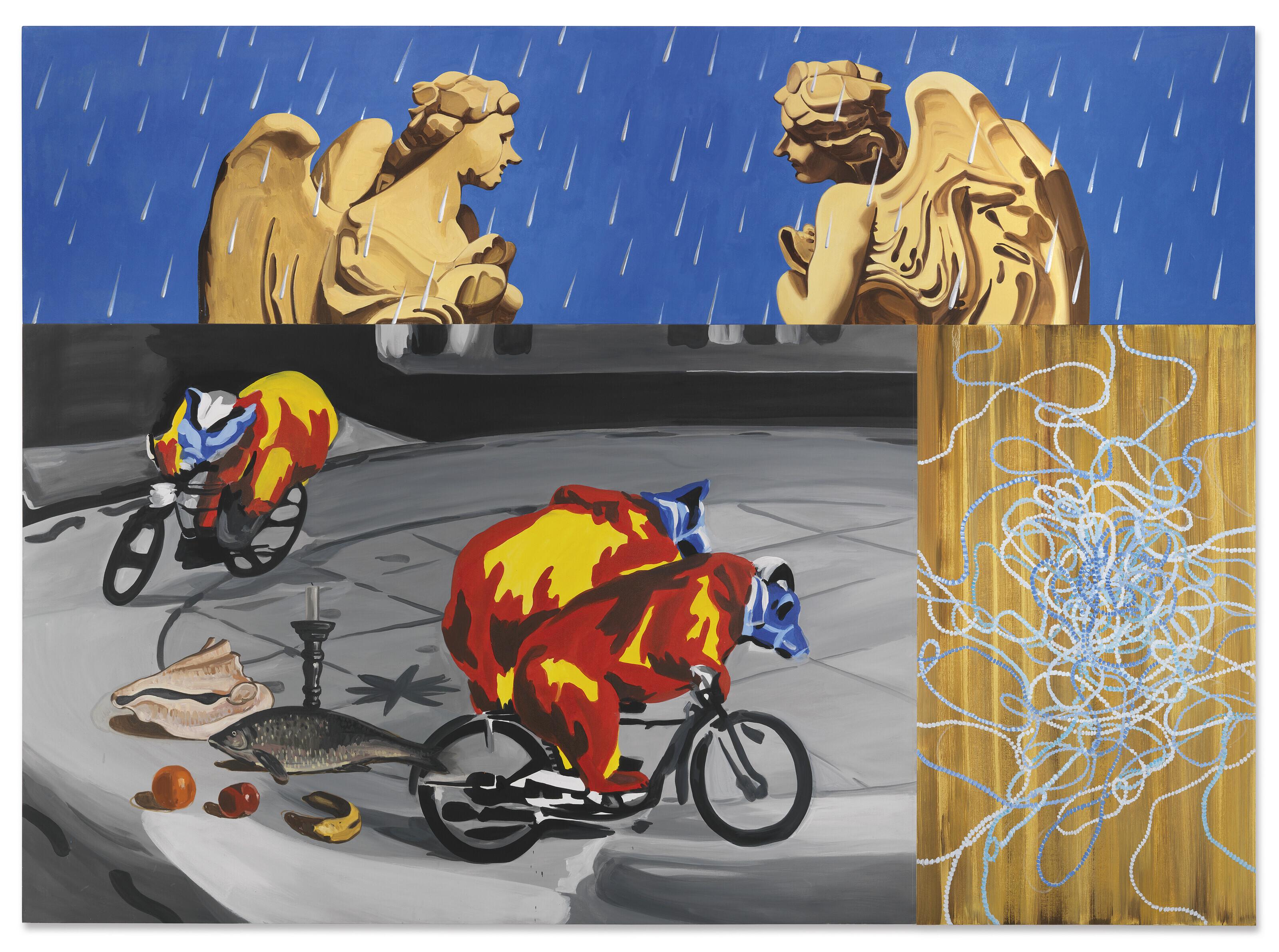 David Salle - Angels in the Rain