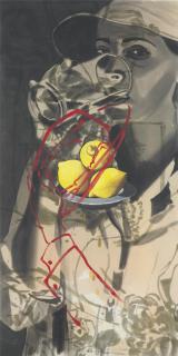 David Salle - Lara with Glass