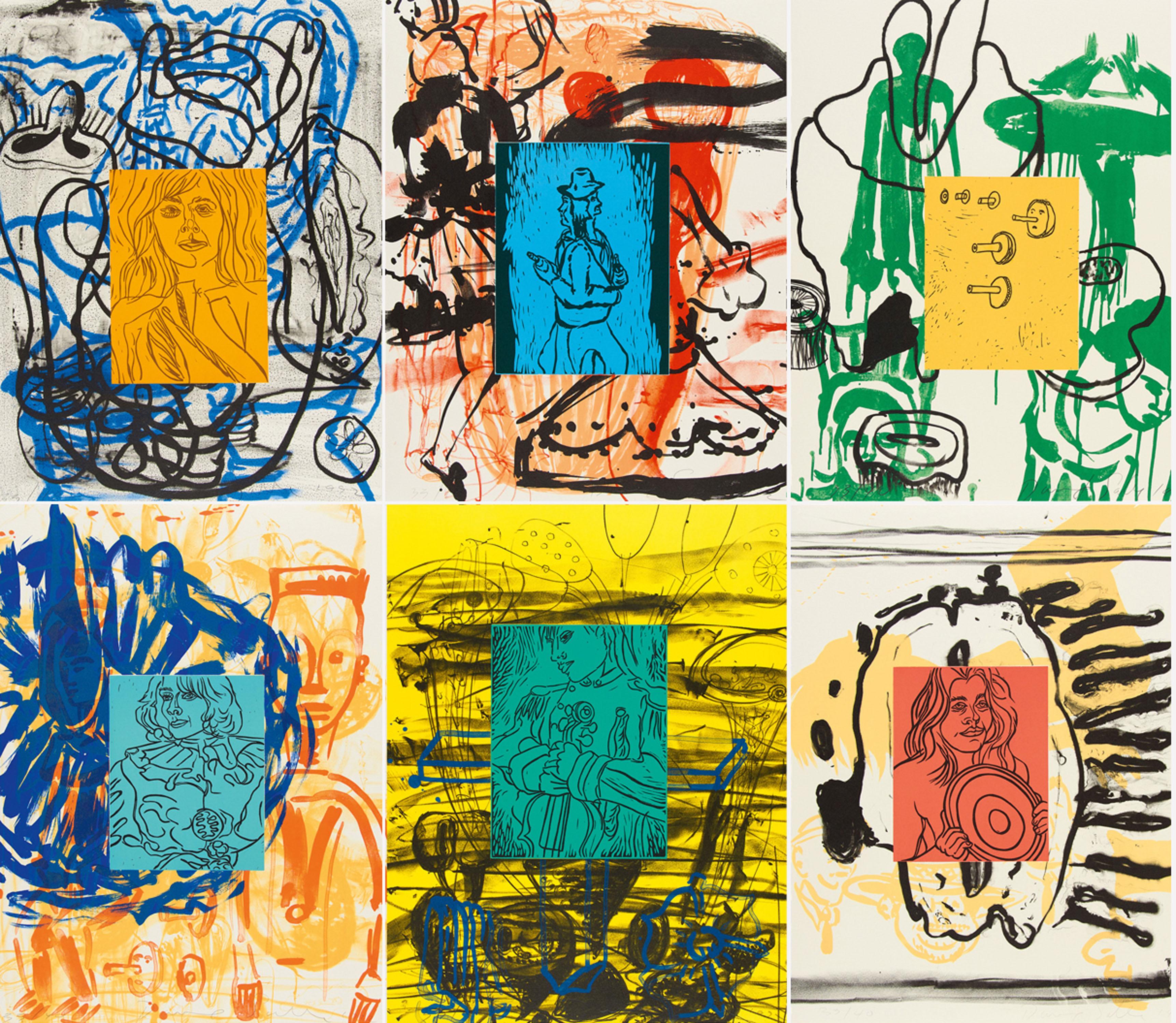 David Salle - Liveley Iris.