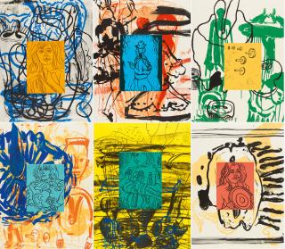 David Salle - Liveley Iris.