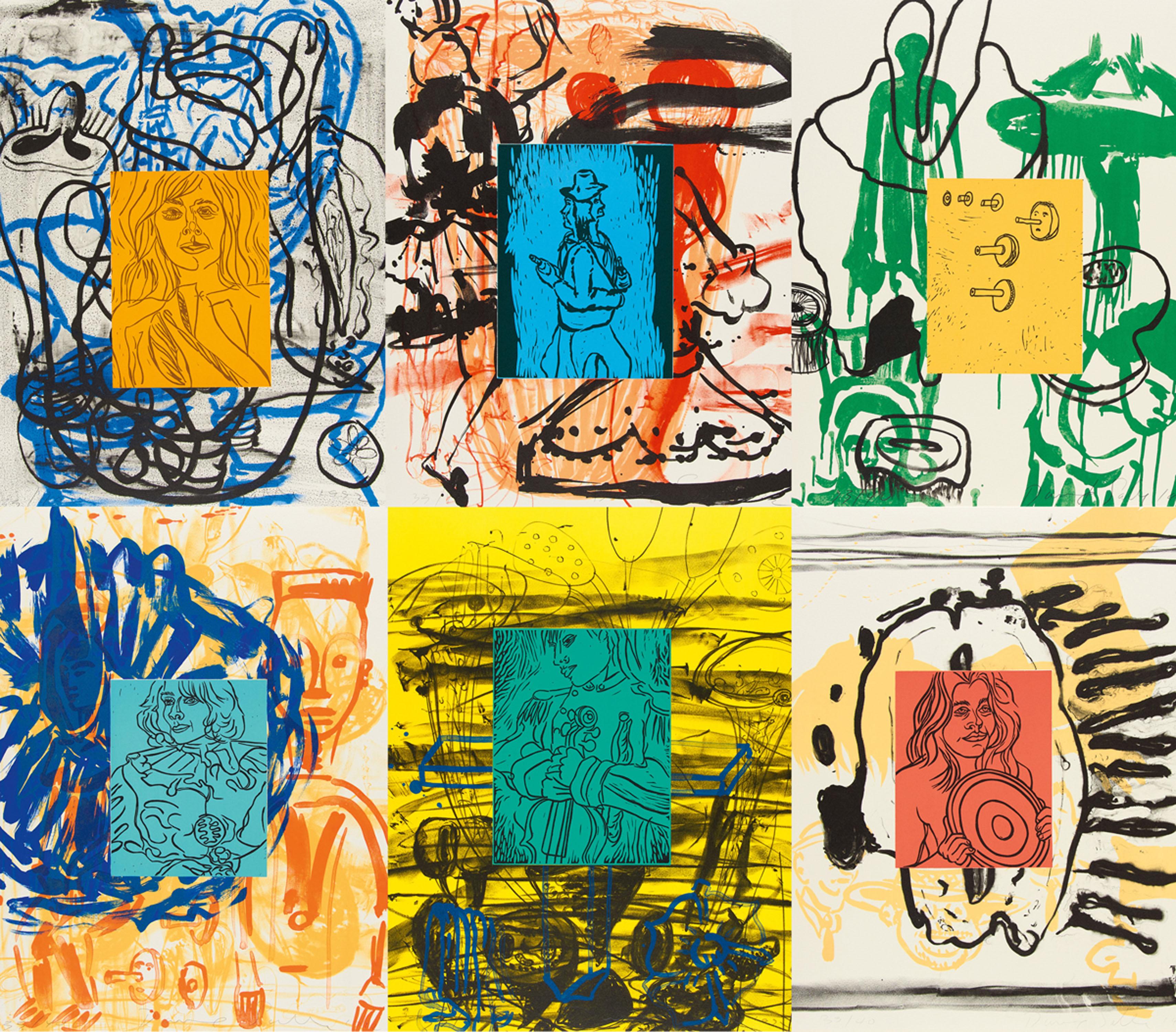 David Salle - Liveley Iris.