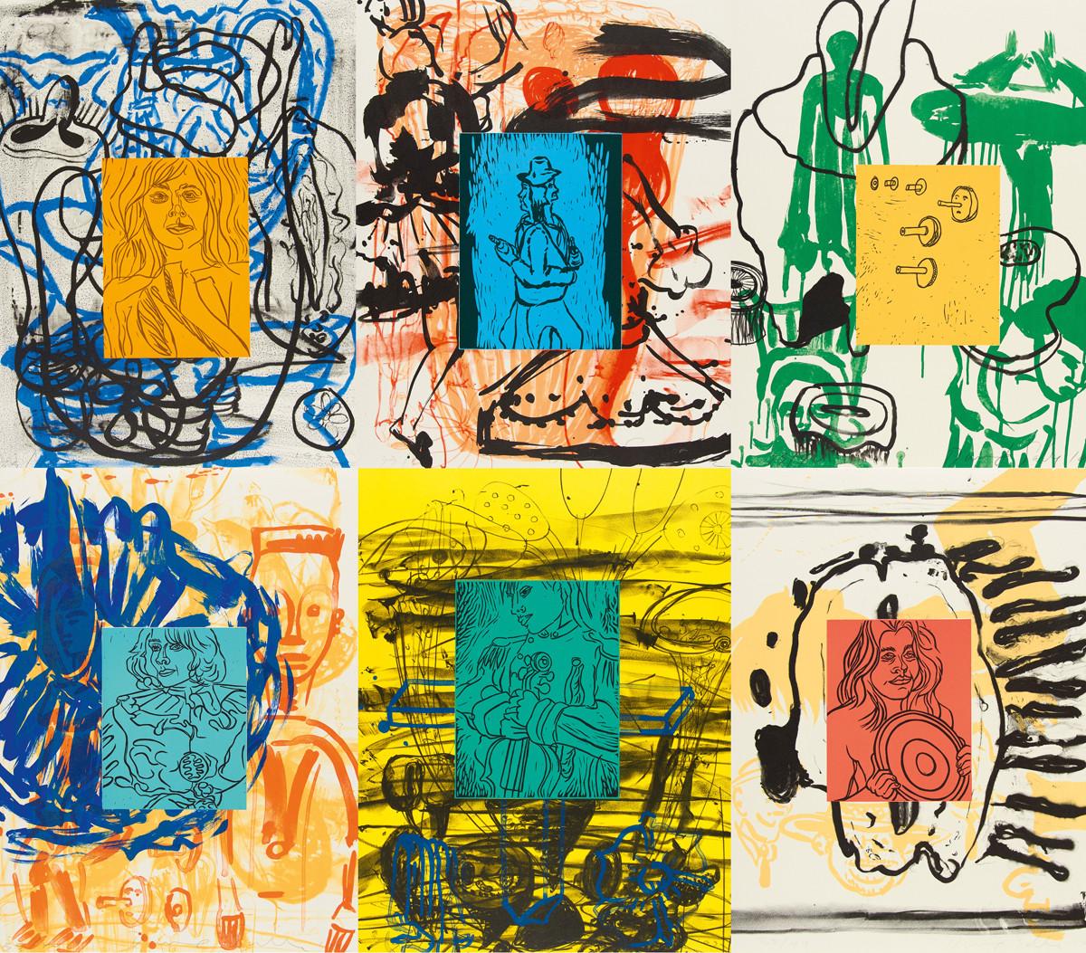 David Salle - Liveley Iris.