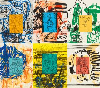 David Salle - Liveley Iris.