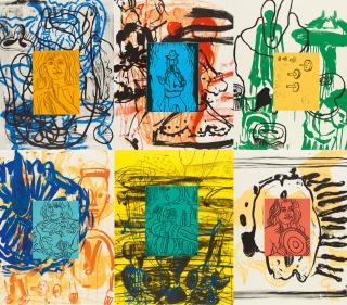 David Salle - Liveley Iris.