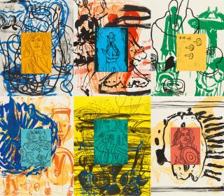 David Salle - Liveley Iris.