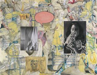 David Salle - Mingus in Mexico