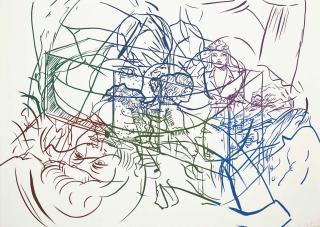 David Salle - The Drunken Chauffeur