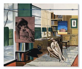 David Salle - The Red Bathrobe