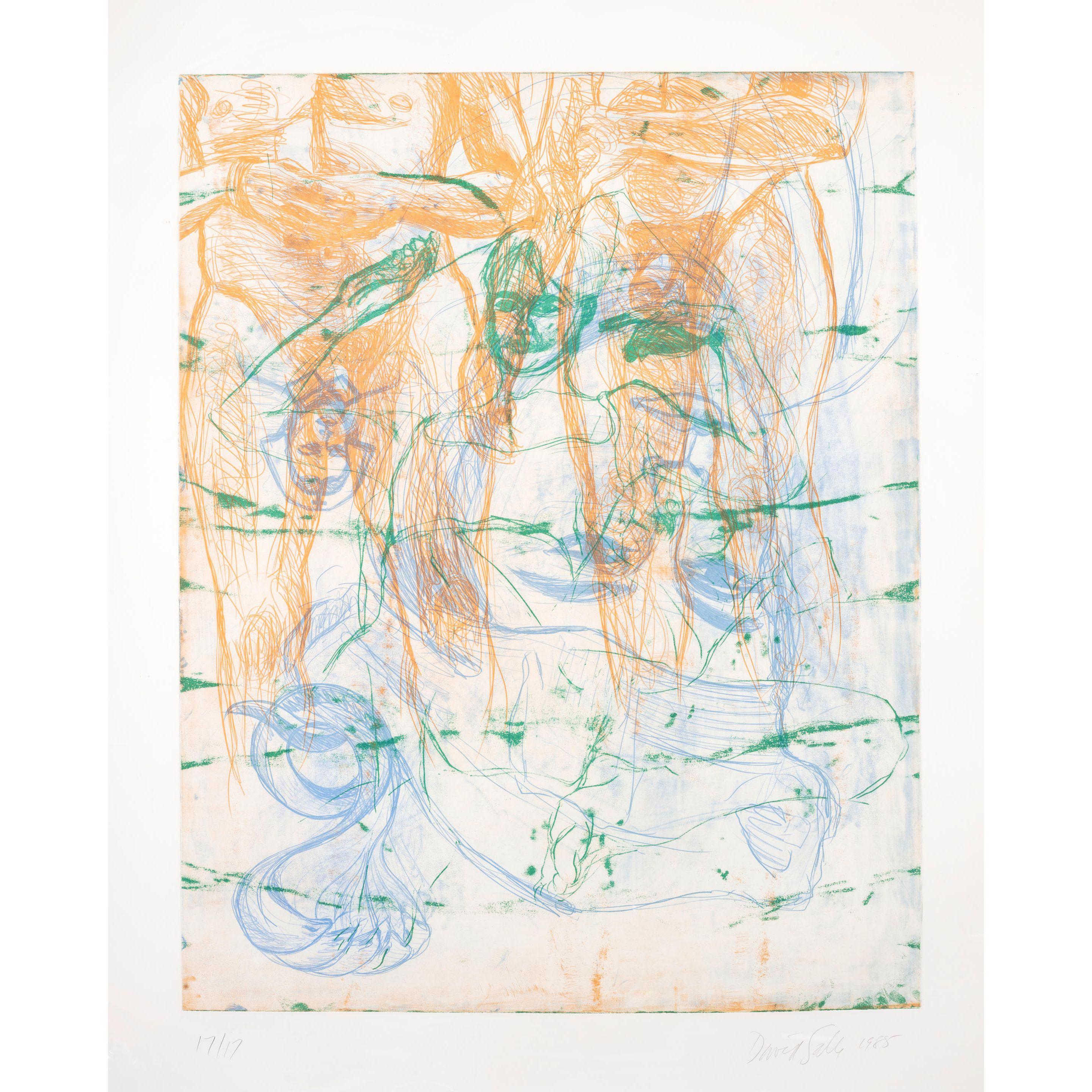 David Salle - Untitled, Grandiose Synonym for Church