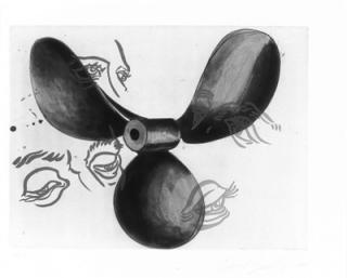 David Salle - Untitled (Propeller)