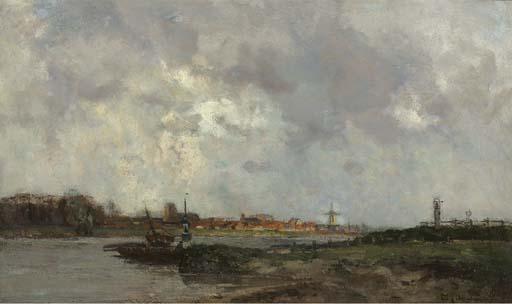 David Schulman - A view of Wijk bij Duurstede