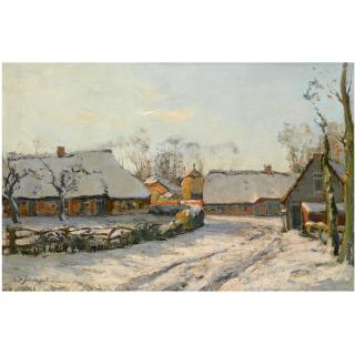 David Schulman - Dutch \'Winterochtend, Blaricum\'