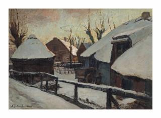 David Schulman - Late zon: winter in Laren