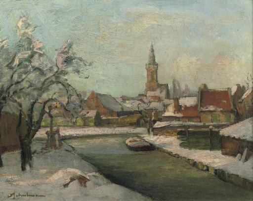 David Schulman - The harbour of Edam
