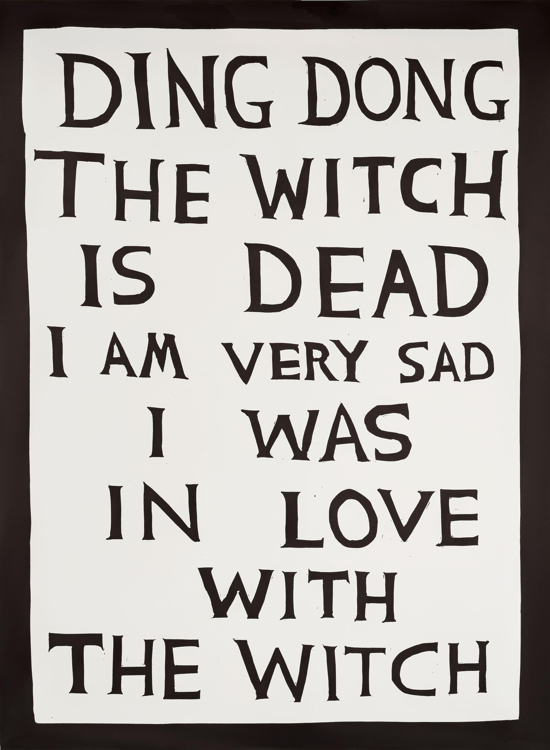 David Shrigley - Ding Dong the Witch is Dead