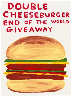 David Shrigley - Double Cheeseburger End of the World Giveaway