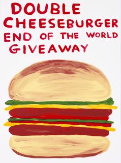 David Shrigley - Double Cheeseburger End of the World Giveaway