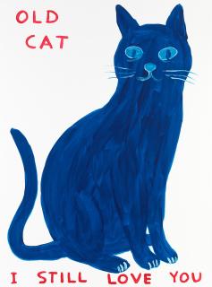 David Shrigley - Old Cat, 2022