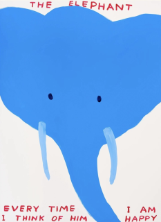 David Shrigley - The elephant, 2022