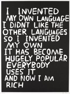 David Shrigley - Untitled (I Invented ...)