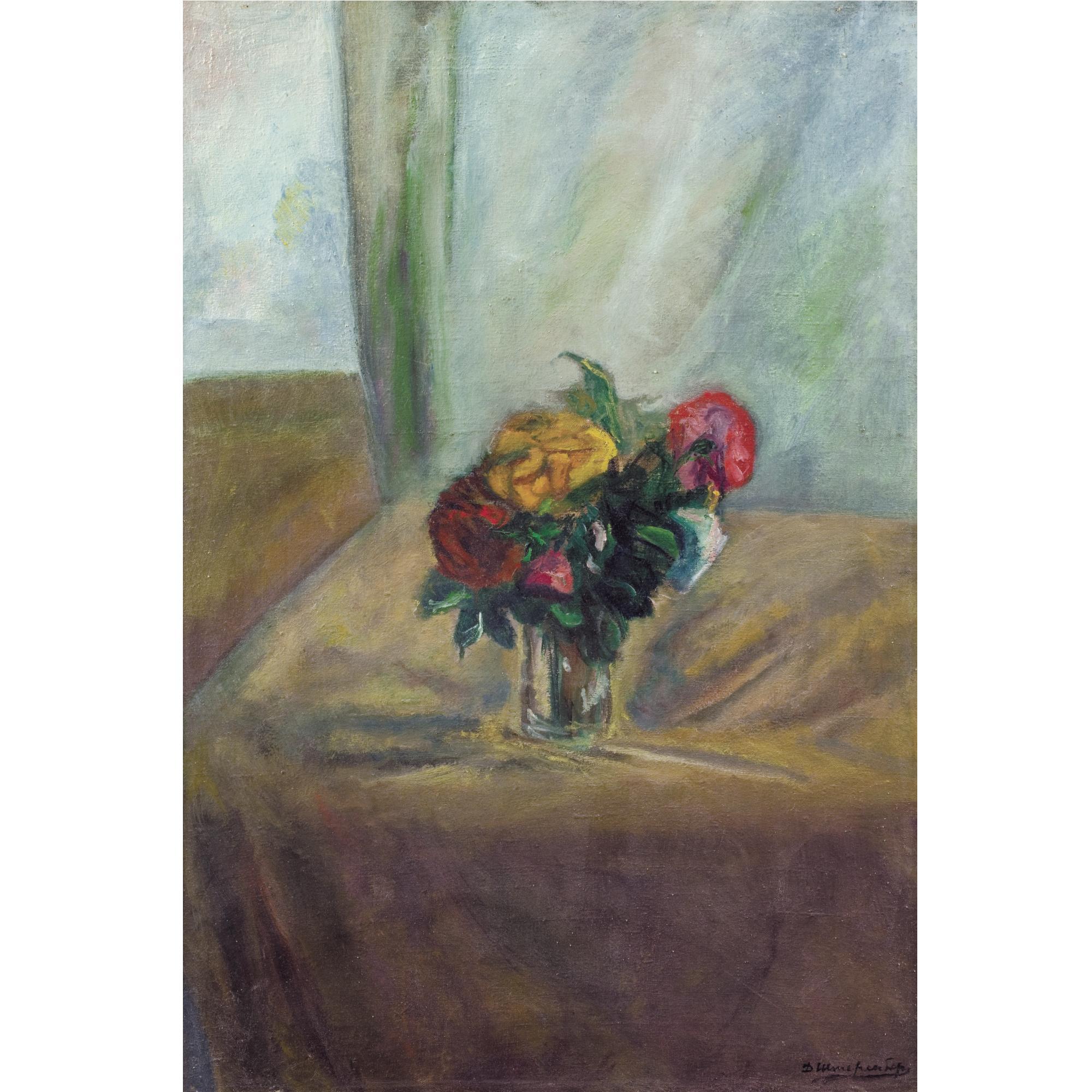 David Shterenberg - Russian Flowers In A Vase