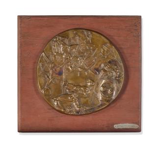 David Smith - Diplomats: Fascist and Fascist Tending; Axis D. (from the Medals for Dishonor Series)