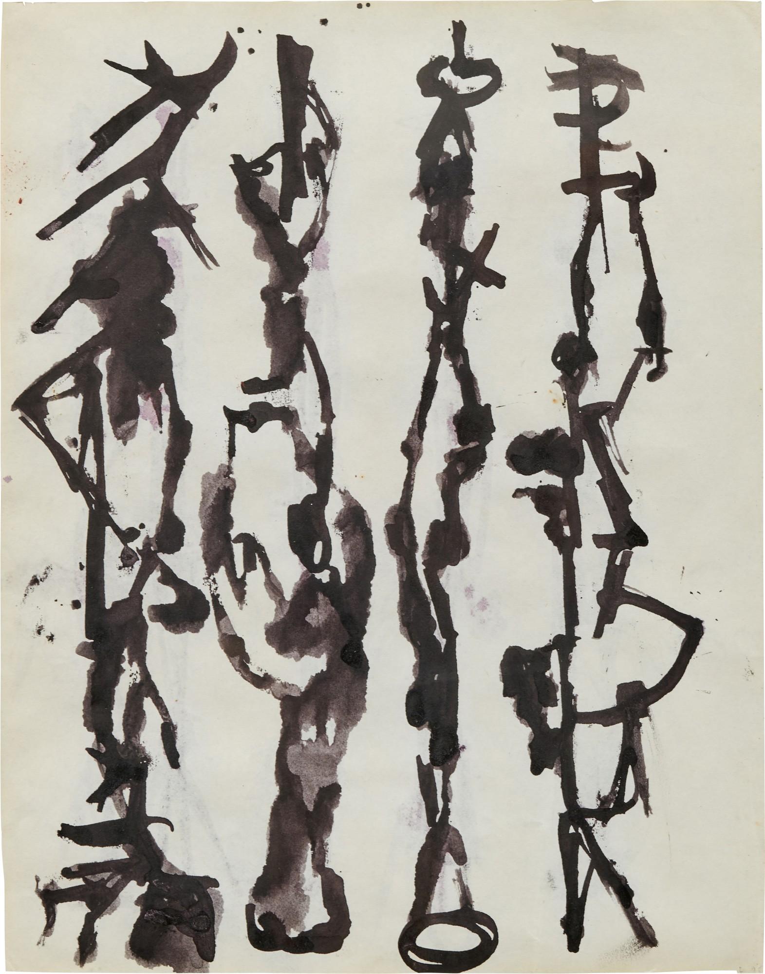 David Smith - Untitled (recto verso)